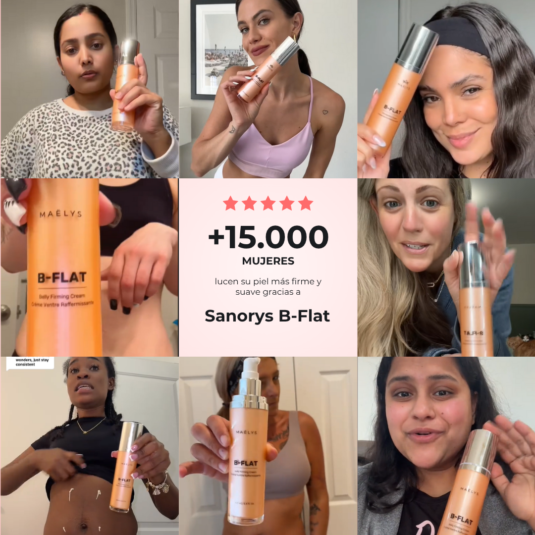 Sanorys B-Flat | Crema Reafirmante para un vientre más plano