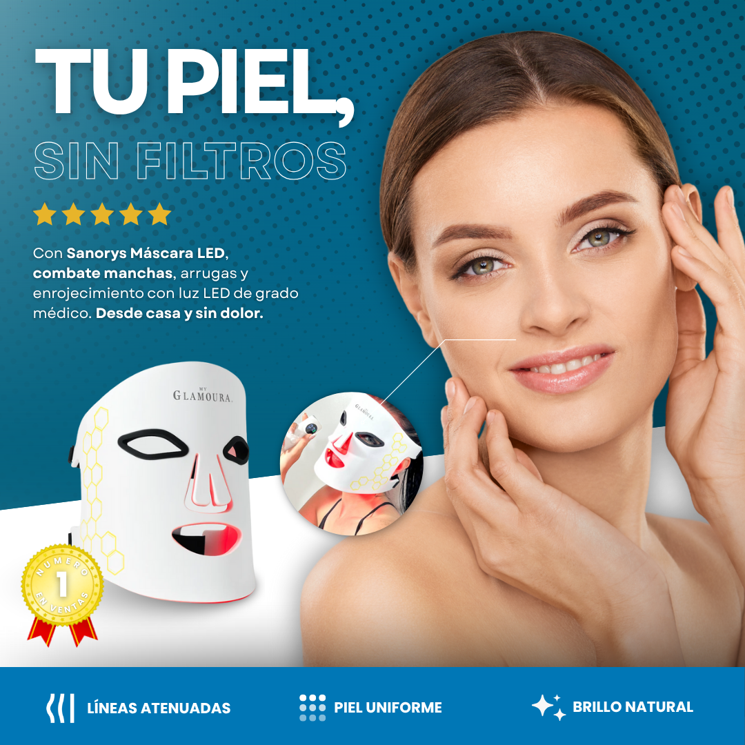 Sanorys - Máscara LED para una piel perfecta al instante