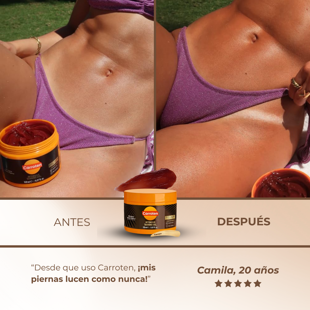 1+1 GRATIS | Carroten™ - Crema no invasiva aceleradora de bronceado