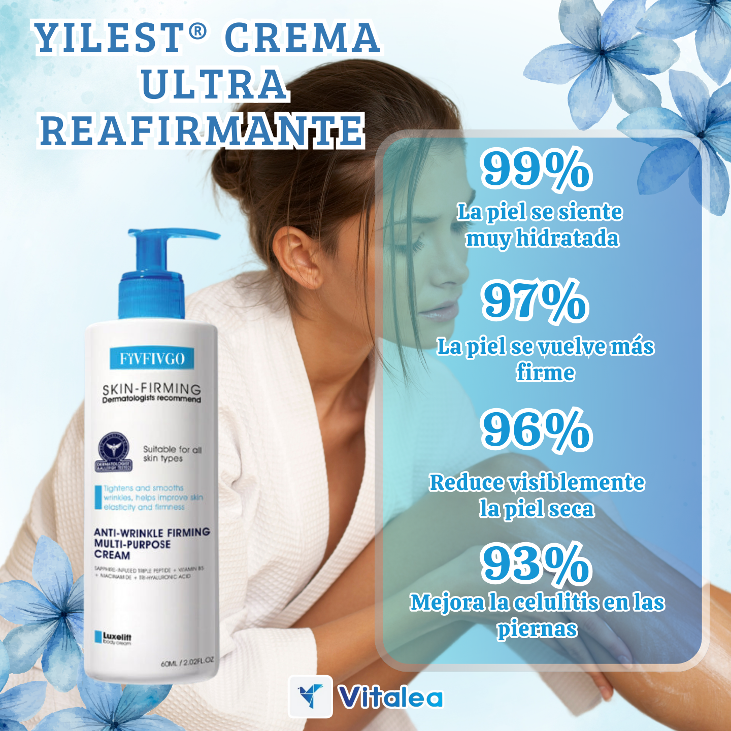 1+1 Gratis| Vitalea YILEST® - Crema Ultra Reafirmante