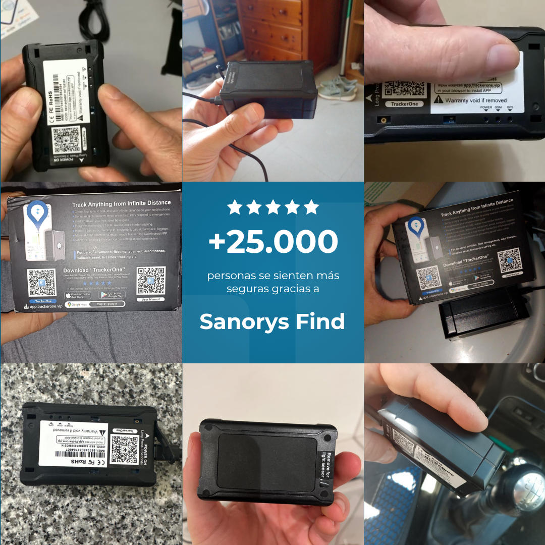 Sanorys Find | Localizador GPS en tiempo real