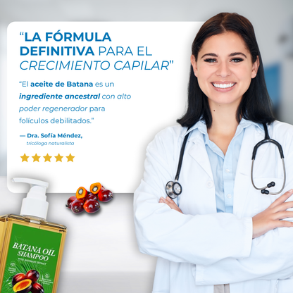 Sanorys Botana - Champú de Crecimiento Capilar con Aceite de Botana