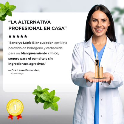 Sanorys™ - Lápiz con Suero blanqueador dental extrafuerte